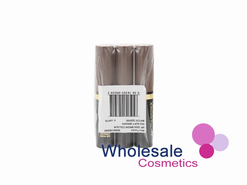 9 x Max Factor 2000 Calorie Brow Sculpt - 002 SOFT BROWN